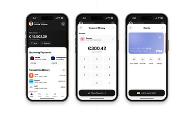 Banking App Design fintech mobile mobile app mobile design ui design ux design uxui design