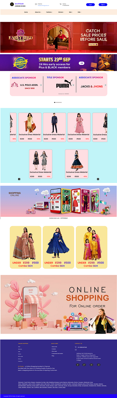 Shopping App Website Design design ecommerce logo ui ux website design