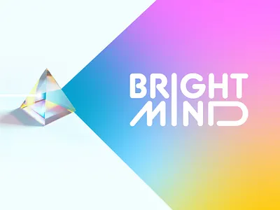 Bright Mind Branding application branding bright colorful graphic design logo logo mark wordmark