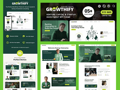 🚀 Launch Your Startup Website in Minutes! 🚀 fundingwebsite growthifytheme investmentwebsite startupportfolio startupwebsite venturecapital wordpresstheme wpthemeforstartups