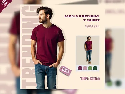 Sales Ad ad ads branding cloth clothing dribble fashion graphic design mens wear off post premium sales shopping socialmedia t shirt today