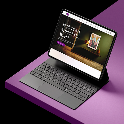 POP Website Design. art branding business collection company design digital explore gallaries landing logo modern museum page pop ui ux design webflow