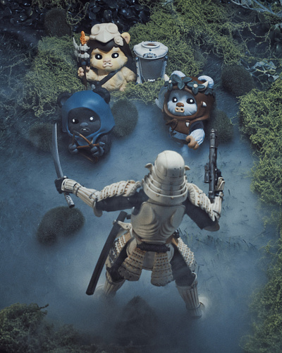 Pritka! pritka! Ewok ambush!