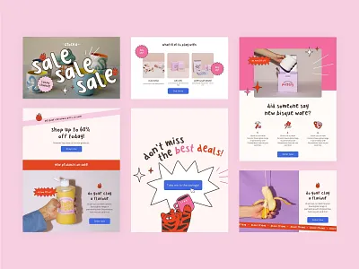 Email design ✦ Crockd DIY brand branding business illustrations design digital art digital brand digital design diy editorial illustration email email design graphic design illustration logo ui