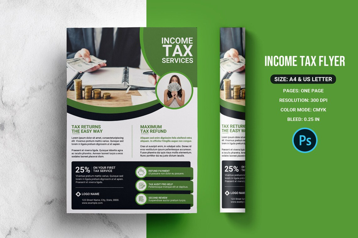 Income Tax Flyer Template document