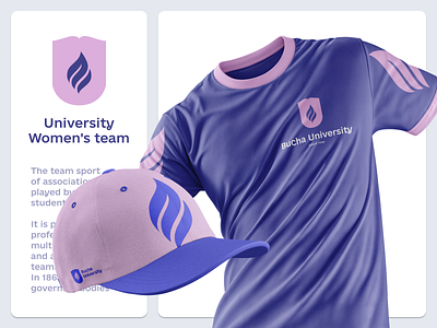 University Woman's Team Design Identity for Bucha University branding bucha identity logotype university