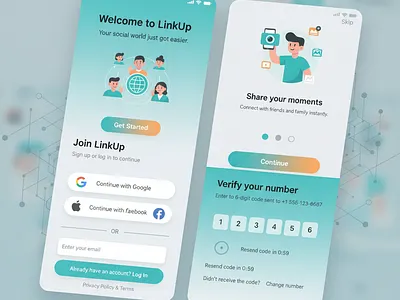 SignUp Screen. signup screen.