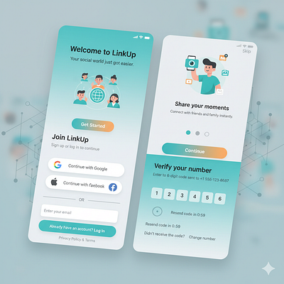 SignUp Screen. signup screen.