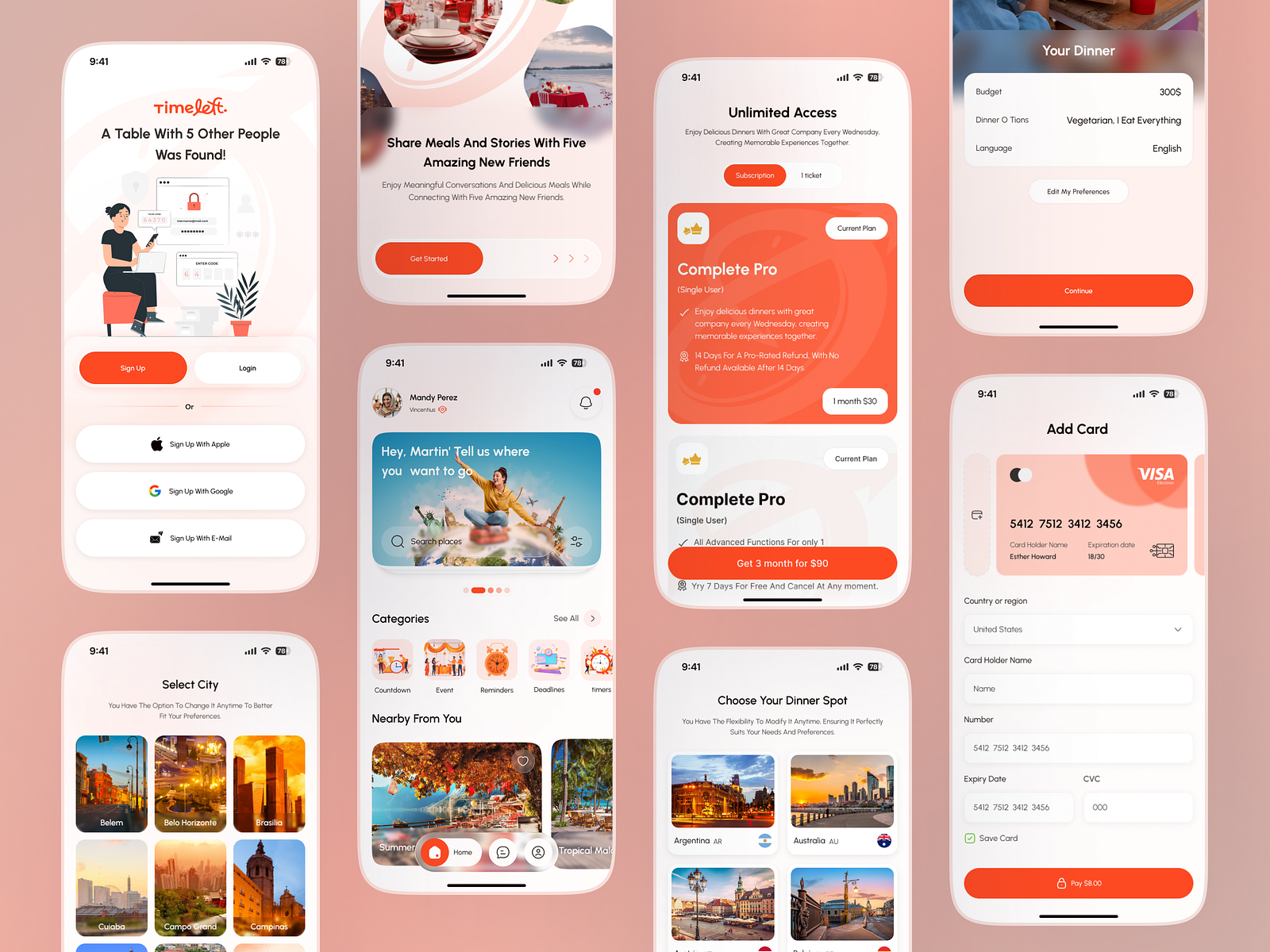 TimeLeft App Design by UI Mostofa Ibrahim ⭐️ on Dribbble