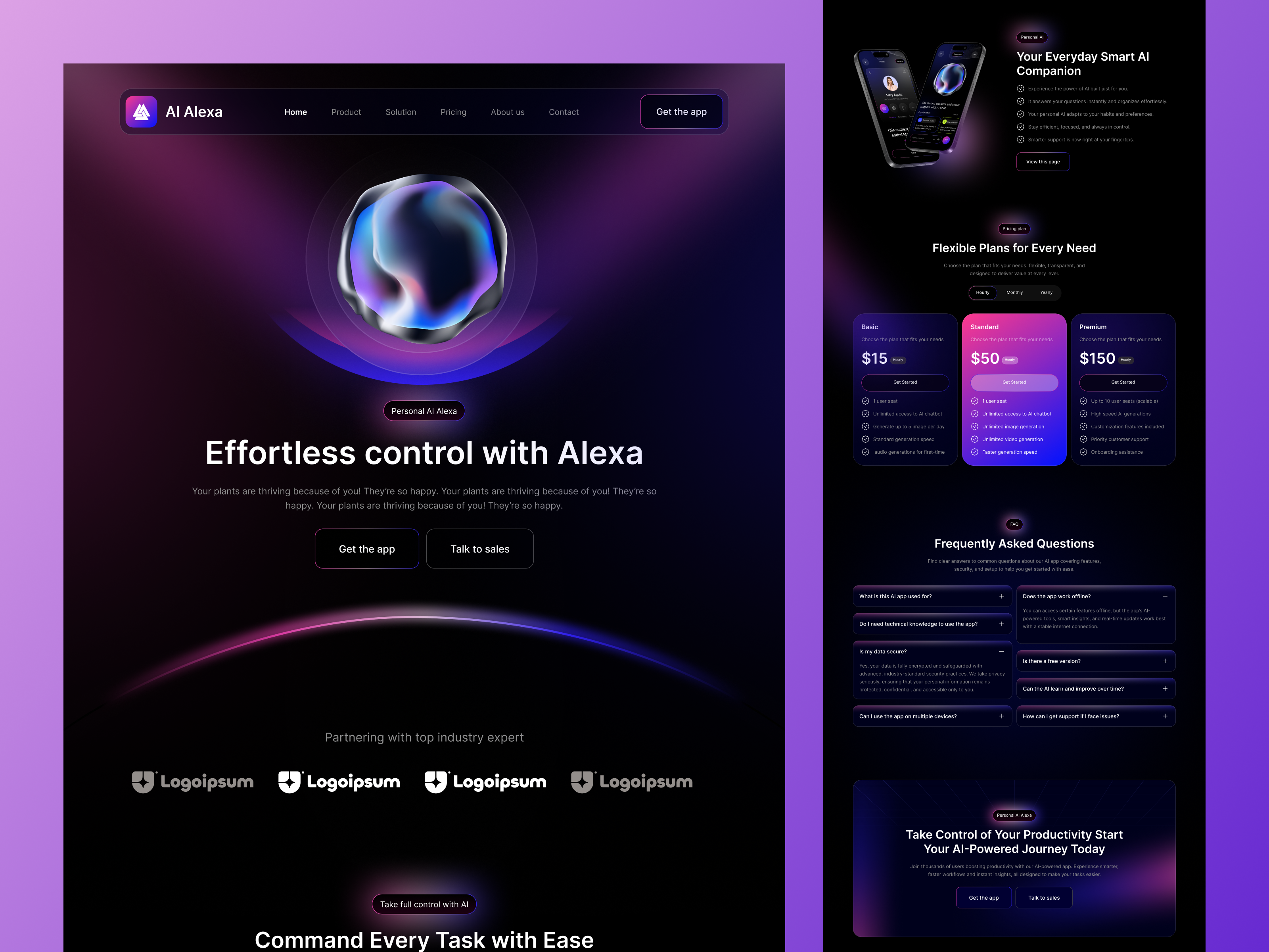 Example of Ai Chat Mobile App UI/UX