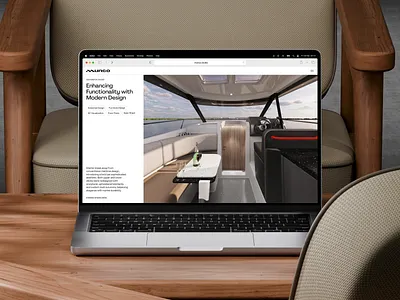 Munco Studio: Project Page boat design studio framer interior design munco studio portfolio project page scroll scroll behavior scroll interaction ui web web design website yacht