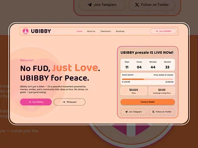 Meme Coin Website figma figma designer figma web design landing page design meme coin meme coin design meme coin landing page memecoin memecoin website presale presale website ui ux website design