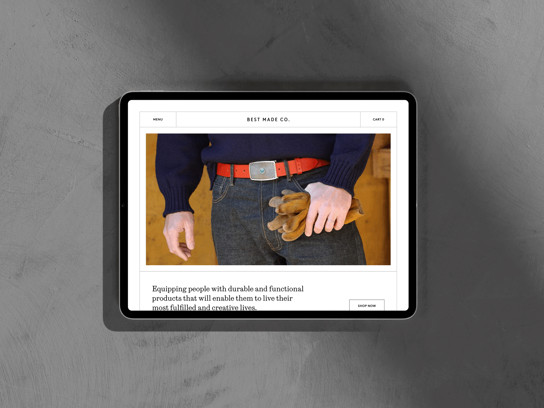 Best Made Co. - Custom Shopify Website Design design shop design store ecommerce ecommerce site minimal minimal design shop shopify shopify website typography ui user interface web design web shop website website design