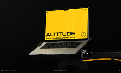 Hero Banner Landing Page - Altitude 3d animation brand experience branding clean interface design graphic design hero section design high end web design landing page landing page design landingpagedesign logo luxury branding minimalist motion graphics premium ui design professional typography ui