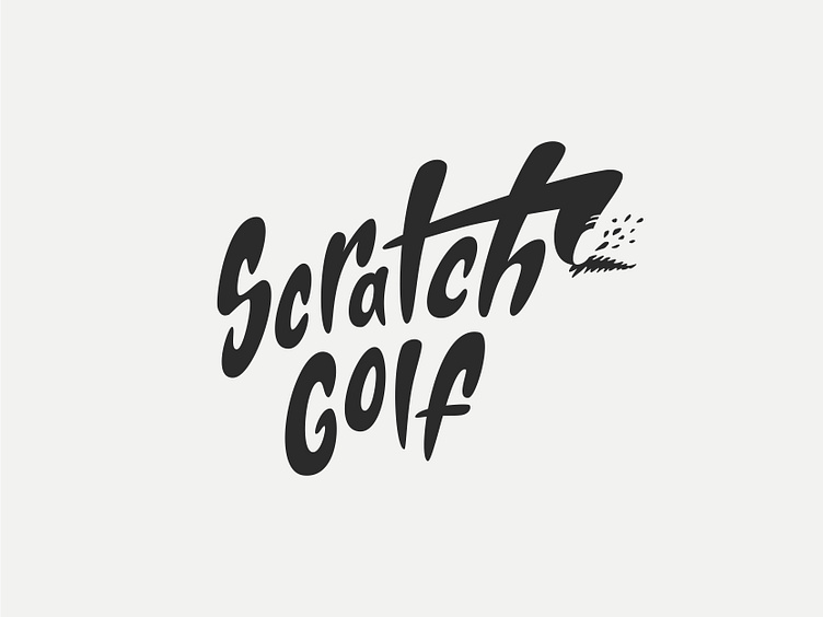 Scratch Golf Logo by Adam Limanowski on Dribbble