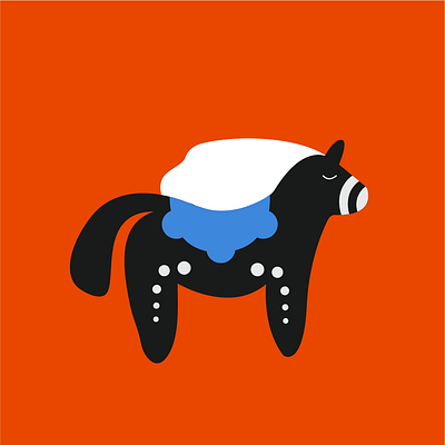 The horse animal cute dark graphic design horse illustration vector