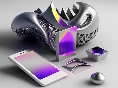 N°1 3d ai animation art branding c4d design generation graphic design illustration logo minimal modern motion graphics style ui vector