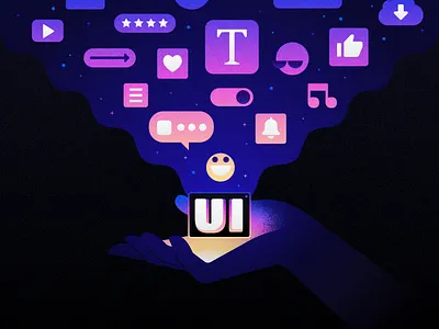 UI Magic, When Interfaces Come Alive creative process digital digital design icon iconography icons illustrated illustration interaction design interface design microinteractions motion motion design social social media texture ui design ui inspiration uxui vector