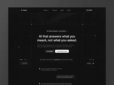 Fractal / Humanized agent SaaS designerlife