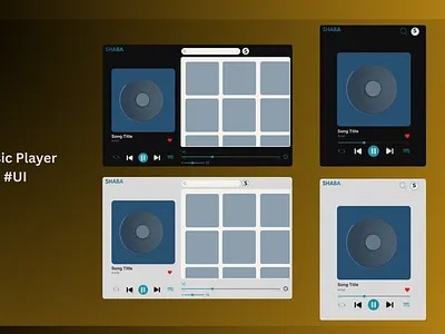 Music Player UI #DailyUI #009 dailyui design figma ui
