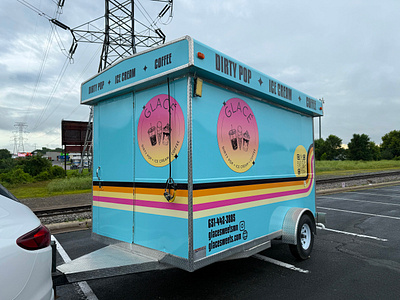 Glace Food Truck Wrap Design