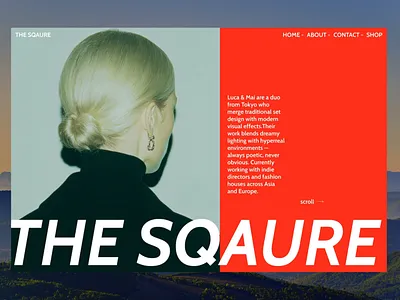 Magazine-style LandingHero Section Design Explorations clean layout creative direction digital magazine editorial design hero banner hero section homepage design landing page magazine modern ui ui exploration ui ux design visual design web design website concept