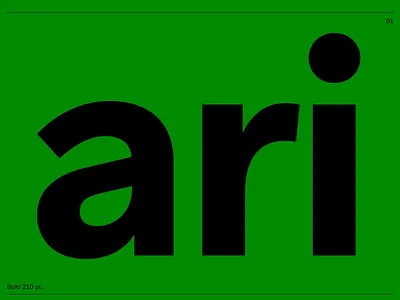 Aribau Grotesk Typeface typefaces