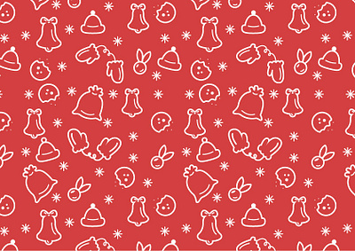 New year pattern christmas gift graphic design newyear pattern red vector winter