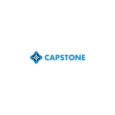 Capstone | Modern Swoosh Technology Logo design abstract star logo branding capstone graphic design innovation it logo logo minimalist design modern logo professional identity swoosh logo technology brand