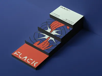 FLACK - Brand Identity branding business card corporate design download identity logo mockup mockups psd stationery template typography
