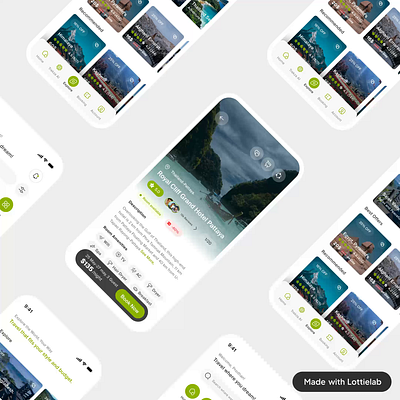 Travel App UI UX Design | Mobile UI Design. interfacedesign