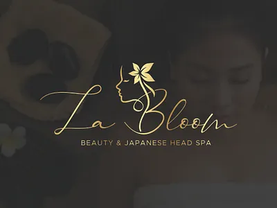 Custom Logo Design for Spa, Beauty Salon Branding beauty salon logo custom logo design custom spa logo feminine logo design flower logo design head spa logo holistic branding massage therapy logo salon branding logo therapy logo design wellness logo design yoga logo design