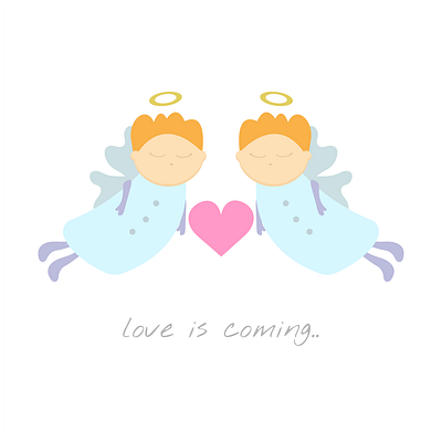 the cupids 14february angels cupid graphic design illustration love vector