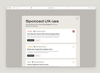 ... if Posthog had a AI-Analyzer ai design thinking product design saas uiux design web design