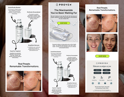 High-Converting Skincare Email Template Design In Figma design email email design email template figma figma email figma email design figma email template figma email template design klaviyo klaviyo email design klaviyo template mailchimp mailchimp email design mailchimp template skincare email skincare email design