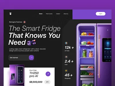 Home AI web ui design ai ai ui design clean ui home automation home ui minimal ui modern web product design smart home ui ui designer ux web web app web design web ui website website design