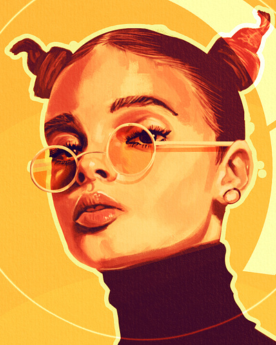 Estudio - Personaje character concept digital digital painting drawing graphic design illustration painting photoshop portrait woman