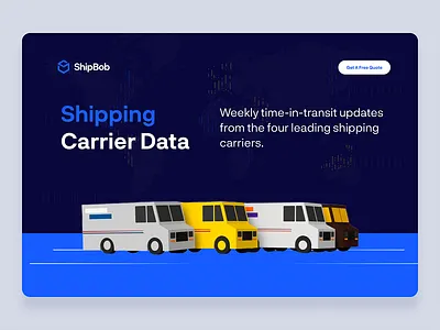 ShipBob Web Design branding design graphic design illustration ui ux web web design website