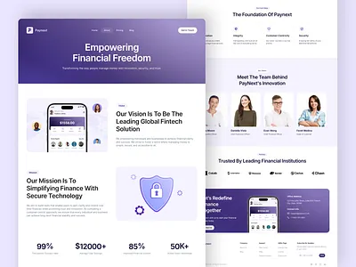 Paynext About & Blog Page Webflow about us blog layout digital product design figma to webflow fintech staarup fintech ui fintech website no code builder no code tools responsive design ui inspiration ui showcase ui trends uiux design ux writing web design inspo webflow developer webflow template