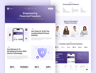 Paynext About & Blog Page Webflow about us blog layout digital product design figma to webflow fintech staarup fintech ui fintech website no code builder no code tools responsive design ui inspiration ui showcase ui trends uiux design ux writing web design inspo webflow developer webflow template