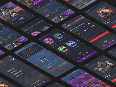 Take Drop. Case-opening platform UI/UX design design graphic design illustration ui ux web design