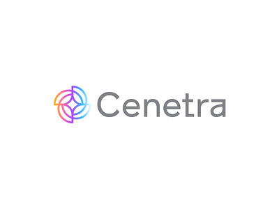 Cenetra – Modern Gradient Logo Design ai brand identity branding crypto fintech gradient logo logodesign modern logo saas tech logo