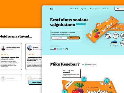 Kese Branding - Landing page branding design landing page ui ux website