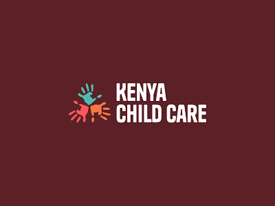 A colorful, professional brand identity for Kenya Child Care africa brand update branding graphic design hands kenya kenya child care logo logo design rebranding visual identity