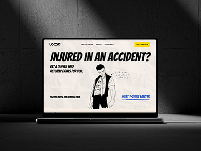 A Landing Page That Breaks the Mold of Legal Websites bold design clean design conversion design creative landing creative ui creative web design landing landing page landing page design law firm design lead generation design legal landing page memorable design modern web design seo optimized uidesign ux ux ui design web design case study website