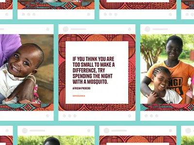 A colorful, professional brand identity for Kenya Child Care africa brand designer branding instagram kenya kenya child care pattern social media social media templates