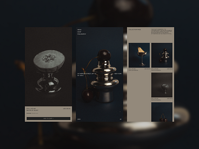 Editorial Concept branding design minimal mobile page ui ui ux ui ux design ux