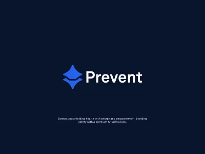 Prevent Brand - Logo Design brand identity branding design healing health logo logo branding logo design logo mark minimal modern spark logo symbol tech