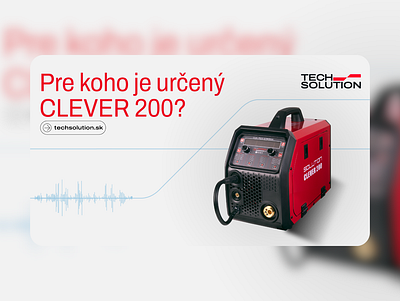 CLEVER 200 - YouTube Thumbnail for TECH SOLUTION brand design clever 200 conversion design dribbble shotm industrial product marketing tech solution thumbnail design typography visual communication welding youtube thumbnail