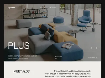 Lapalma – Modern Furniture Product Page ecommerce figma graphic design ui web design website website design